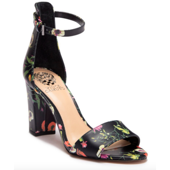 Vince Camuto Shoes - Vince Camuto Corlina Black Ankle Strap Sandals